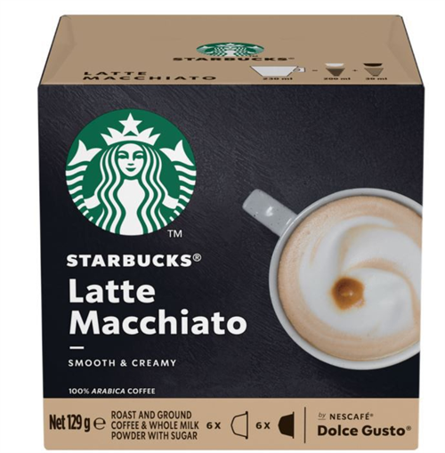 Nescafe Dolce Gusto Starbucks Latte Macchiatto 12