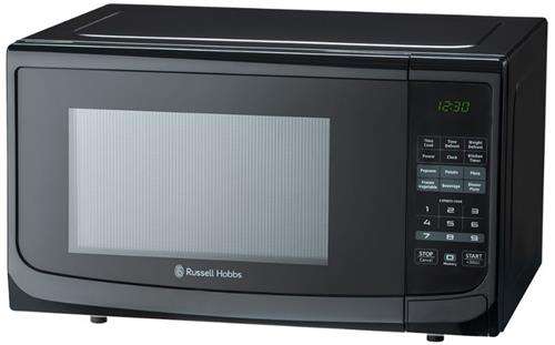 Russell Hobbs 30 Litre Electronic Microwave Oven Black - 900W Power Output User Friendly Control ...