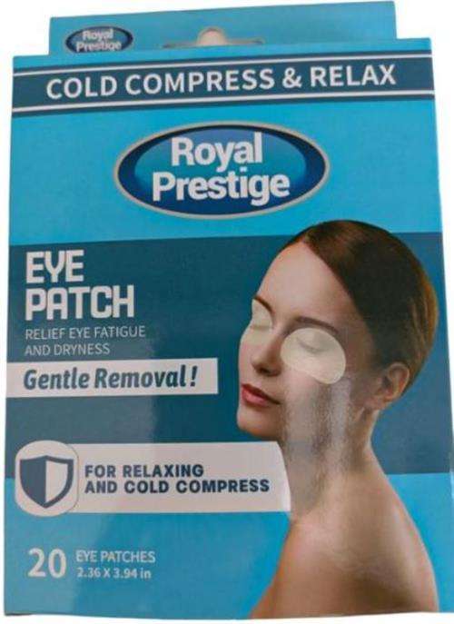 Royal Prestige Cold Compress Eye Patch- 20 Pack For Tired And Dry Eyes Relaxing And Cold Compress...