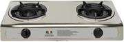 ALVA GAS STOVE 2 PLATE STAINLESS STEEL