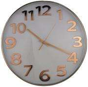 Casey Wall Clock Rose Gold outer rim with White details