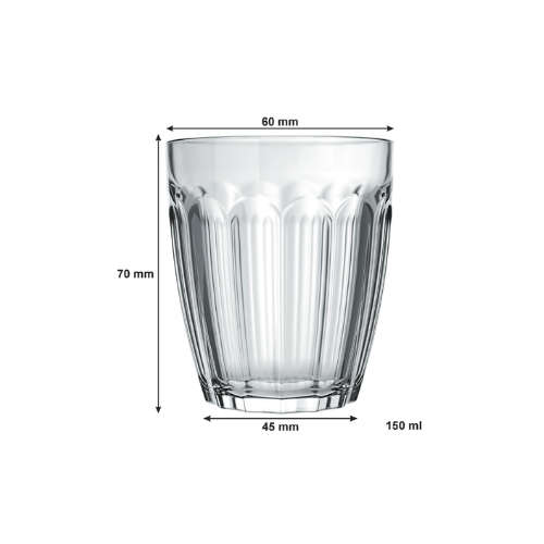 NADIR BAR BARRIQUINHA TUMBLER, (150ML),PACK OF 12
