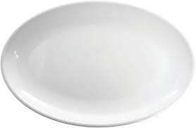 MELAMINE OVAL PLATTER WHITE - 320 X 220MM- H/DUTY- PACK OF 24