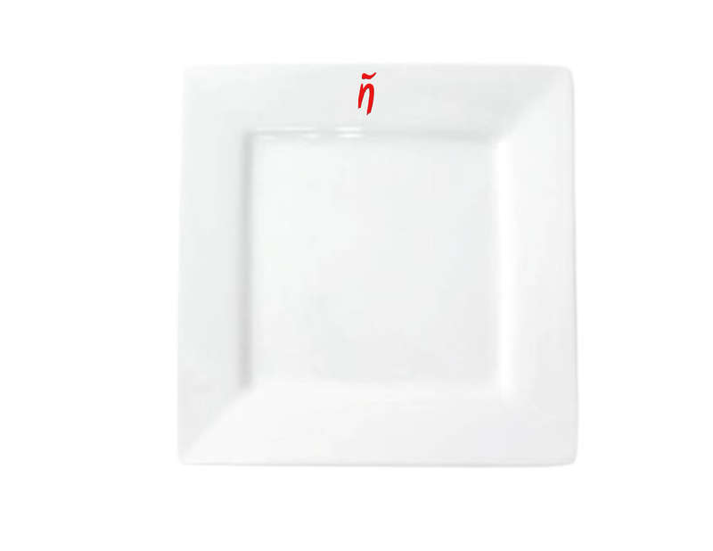 N SQUARE DINNER PLATE 30CM