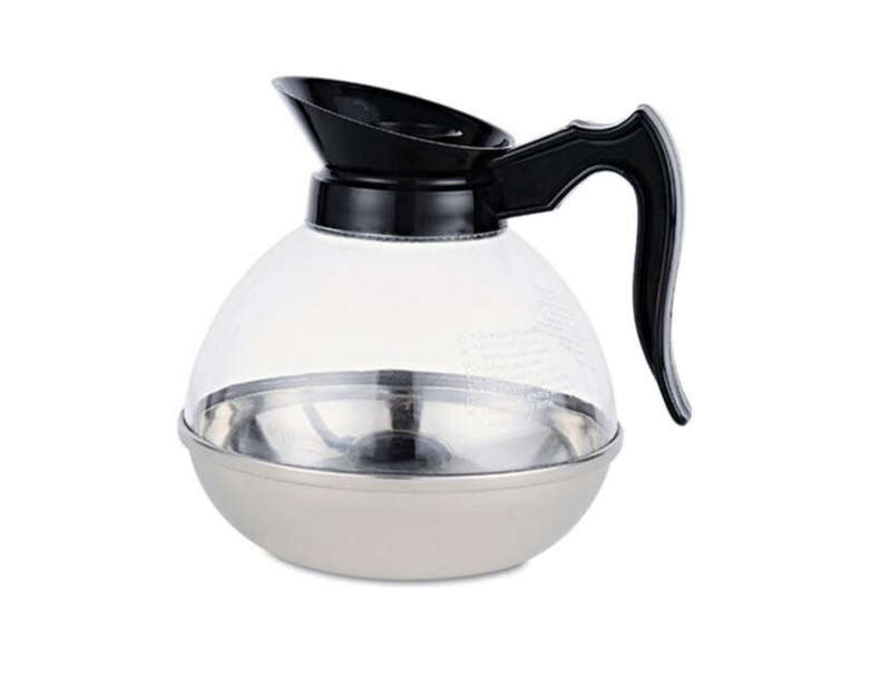 COFFEE MACHINE JUG Polycarbonate STEEL BASE NO LID - 1.8LT