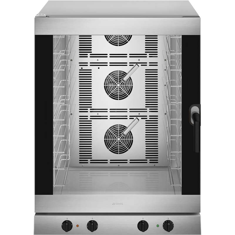 SMEG Professional humidified, convection oven in stainless steel, 10 trays 600x400mm or GN1/1
