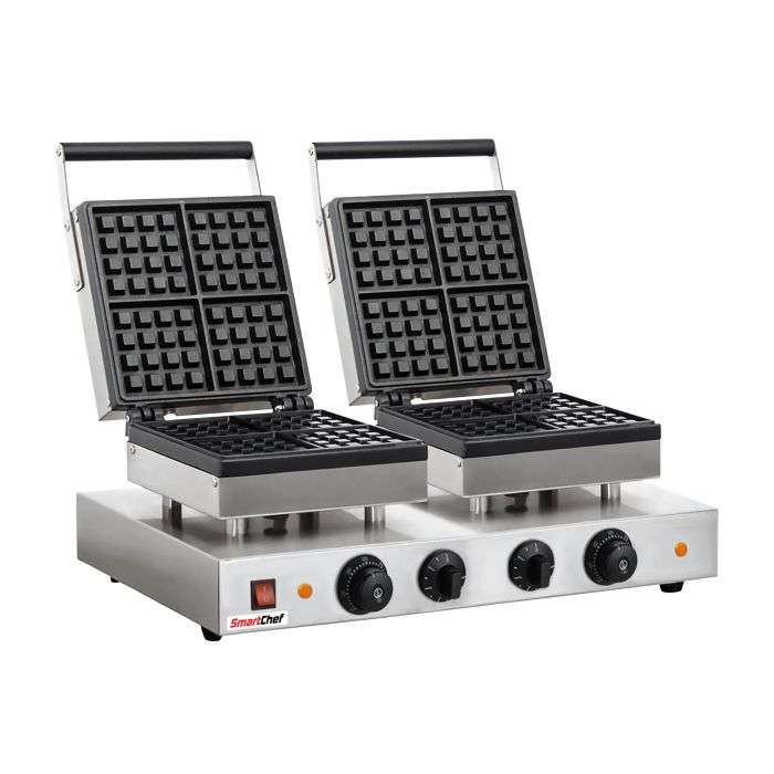 SMARTCHEF DOUBLE BELGIAN WAFFLE BAKER (SNACK)