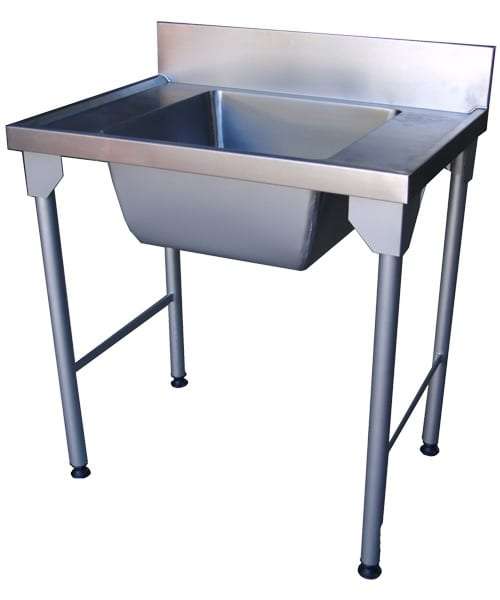 ANOX SINGLE BOWL PREPERATION SINK FORGED BOWLS -0.9MM (900X650X900MM) MILD STEEL LEGS (7-10 DAYS ...