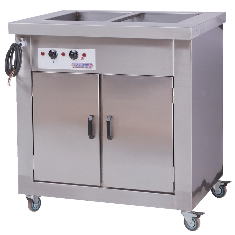 AQUARIUS 2 DIV HOT CLOSET BAIN MARIE  (7-10 DAYS FOR MANUFACTURE)