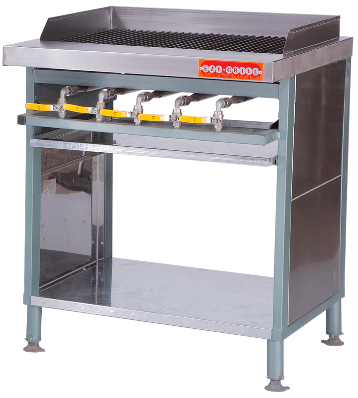 EZY GRILL 4 BURNER FLOOR MODEL GAS GRILLER (10-14 DAYS LEAD TIME )  (640X660X880MM)