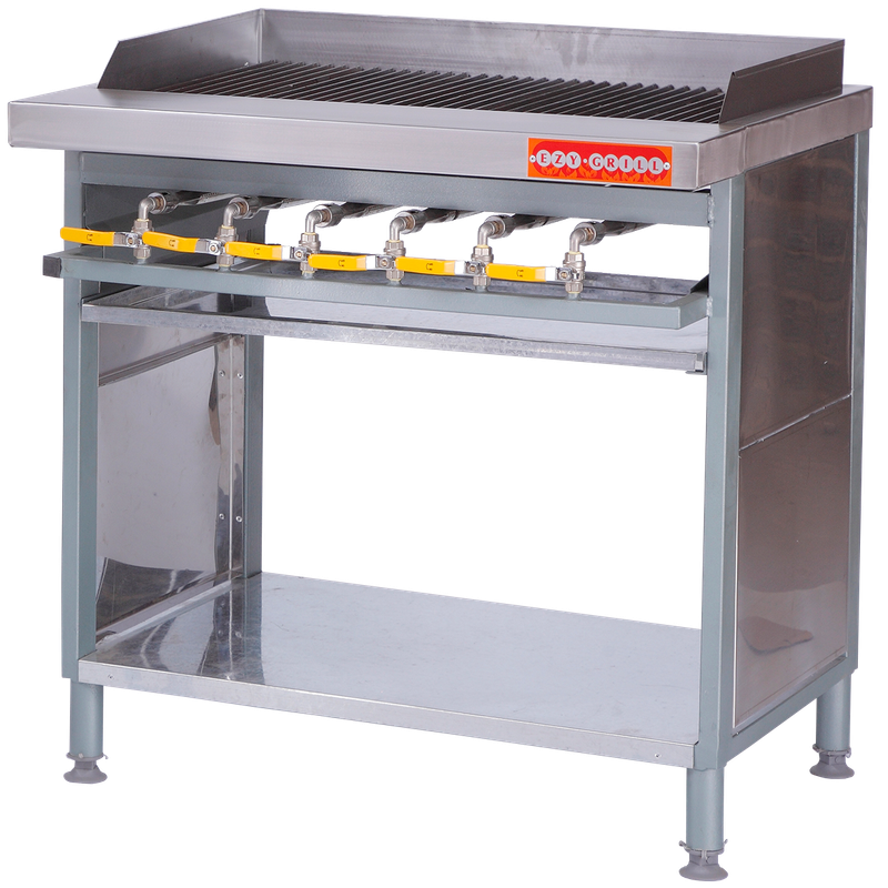EZY GRILL 6 BURNER FLOOR MODEL GAS GRILLER 10-14 DAYS LEAD TIME ( 940 x 580 x 360 mm, Weight 44 Kg)