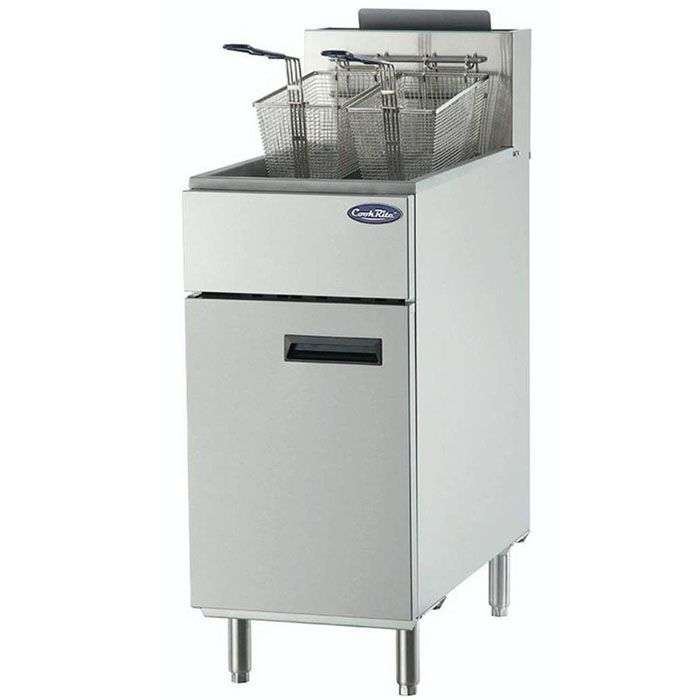 COOKRITE GAS FRYER SINGLE 20LT - FLOOR STANDING