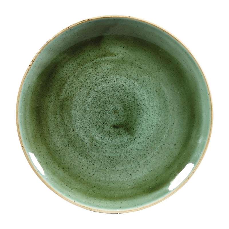STONECAST - SAMPHIRE GREEN - COUPE PLATE - 21.7CM (Pack of 12)