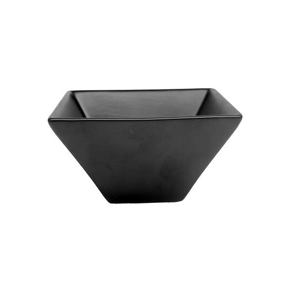 NOVA TRUMPET BOWL MATT BLACK 12CM (PACK OF 6)