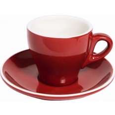 ITALIA - RED - CAPPUCCINO CUP - 16CL (Pack of 12)