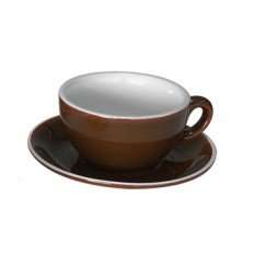 ITALIA - BROWN - OPEN CAPPUCCINO CUP - 21CL (Pack of 12)