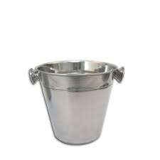 BAR BUTLER ICE BUCKET WITH KNOBS S/STEEL (1L) (140MM:DX135MM:H)