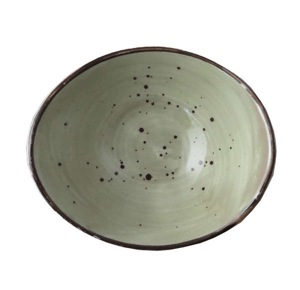 ELE RUSTIC GREEN SALSA BOWL 10 CM (PACK OF 6)