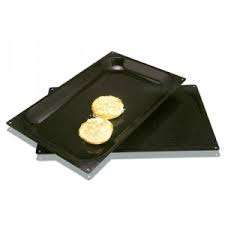 BAKING TRAY ENAMELLED - 535MM X 325MM X 65MM (BLACK)