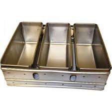 BREAD TRAY ALUSTEEL - THREE TRAY  354 X 284 X 115MM