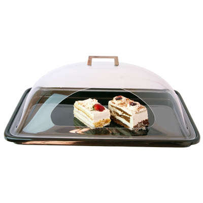 BUBBLE DOME WITH CUT OUT AND BASE - 520MM X 358MM X 180MM