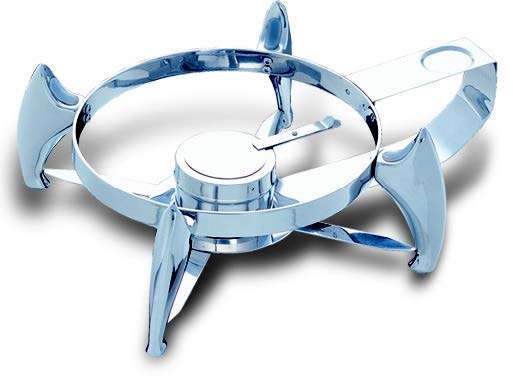 CHAFER INDUCTION STAND ROUND SMART (INCLUDING BURNER) 410MM X 295MM X 150MM