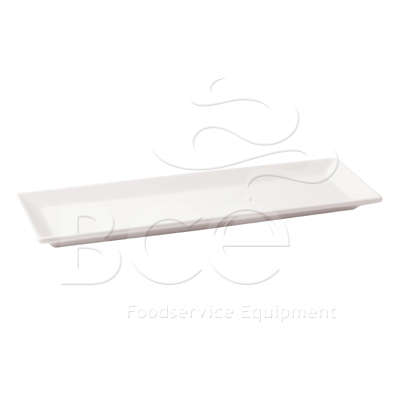 NEW BONE - WHITE - CANAPE TRAY/AMUSE BOUCH TRAY - 31CM X 10CM (Pack of 12)