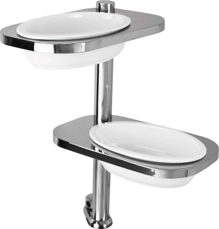 DOMINO CONDIMENT POLE (2 BOWLS + POLE) 290 x 252 x 80mm