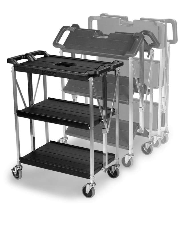 FOLD N GO CART - LARGE (BLACK)