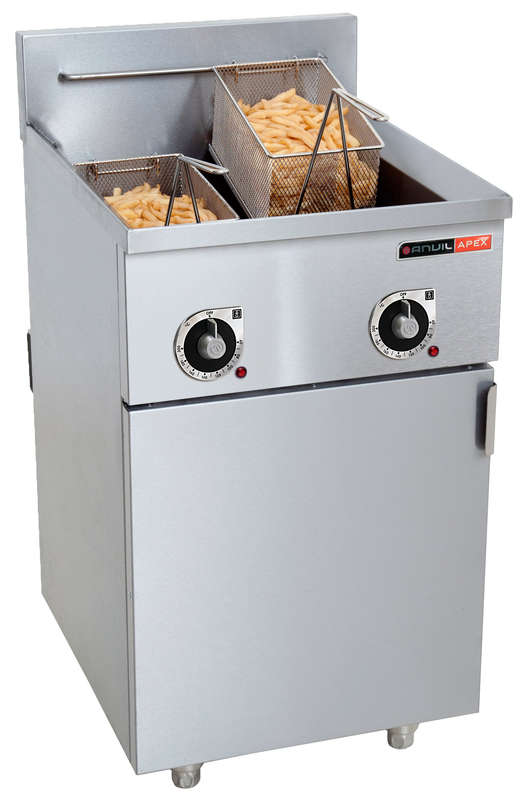FISH FRYER ANVIL - 2 X 10LT - 16.5KW - ELEC