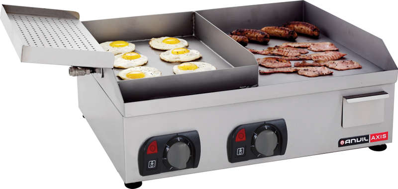 FLAT TOP GRILL ANVIL - EGG & BACON - 600MM - ELEC