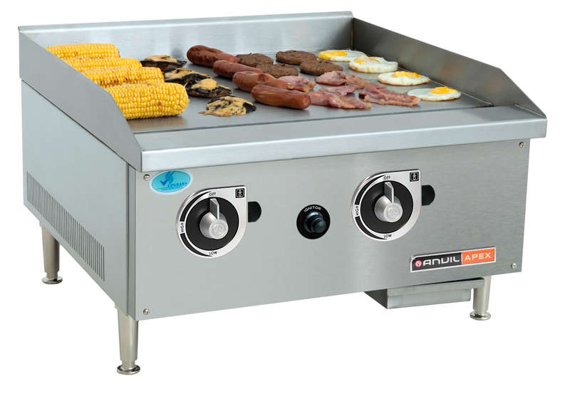 FLAT TOP GRILLER ANVIL - 600MM - PREMIER RANGE - GAS