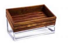 WOOD DISPLAY BASKET (305MM X 205MM X 70MM) INFINTI