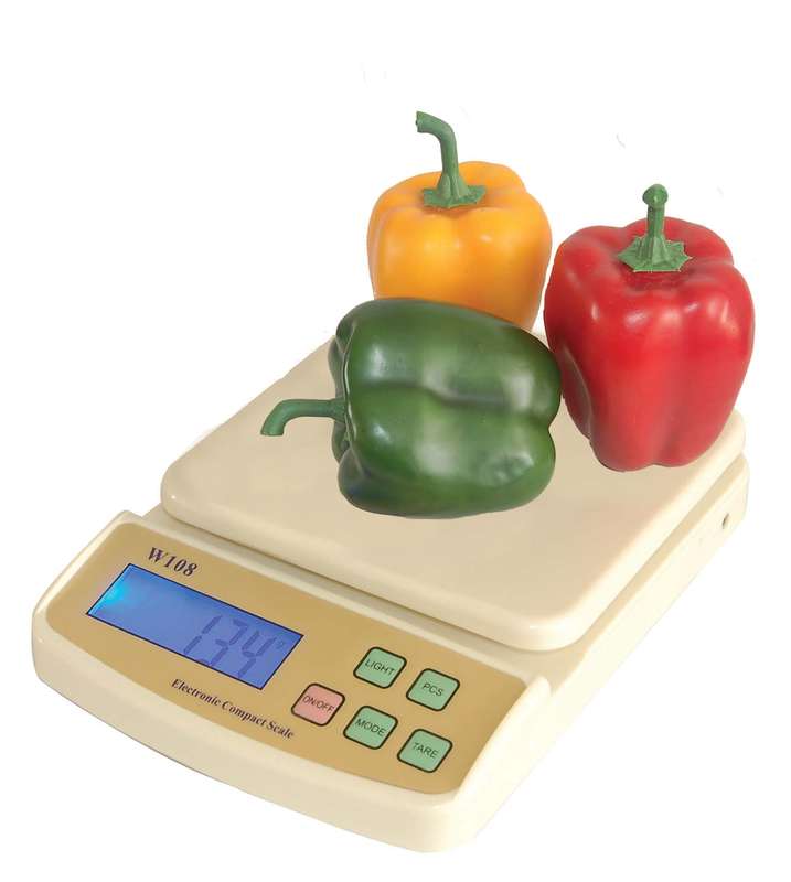 PORTION SCALE - ELECTRONIC - 5kg x 1g INCREMENTS