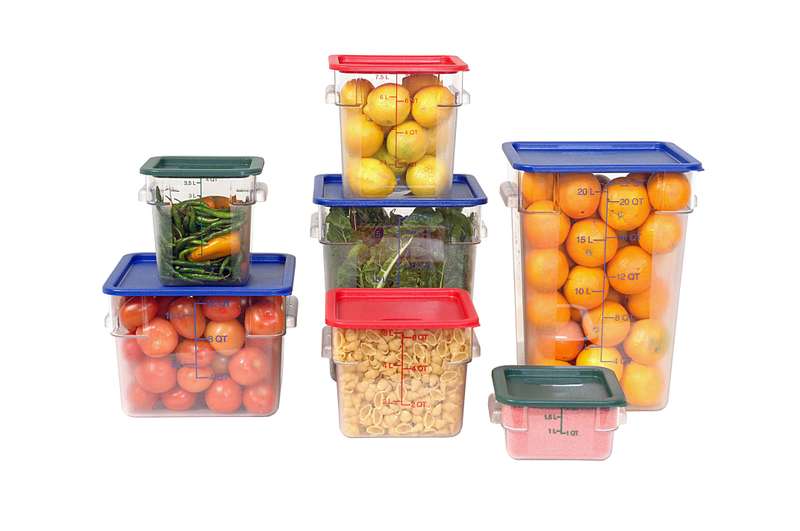 STORAGE CONTAINER SQUARE 1.5Lt - 180 x 180 x 95mm