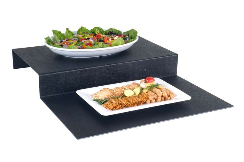 STEP RISER ABS - 2 STEPS (BLACK) - 600MM X 750MM X 95MM