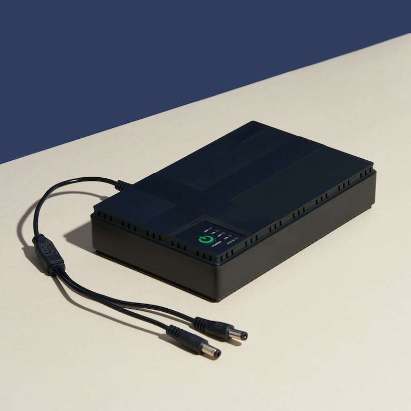 SWEG Gadgets Wifi Router Powerbackup UPS 18W Mini Dual DC 8800mAh