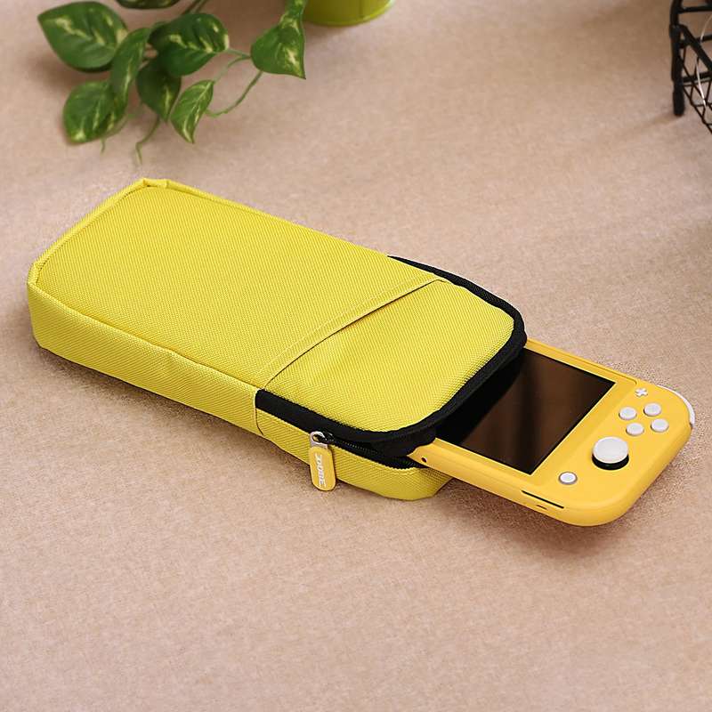 Dobe Portable Bag Storage Case For N- Switch Lite Ballistic Nylon - Yellow