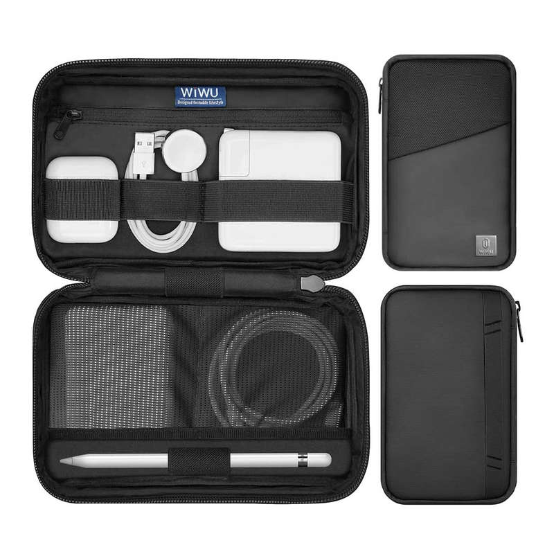 SWEG Gadgets Premium MacBook Mate Travel & Cable Organiser Black