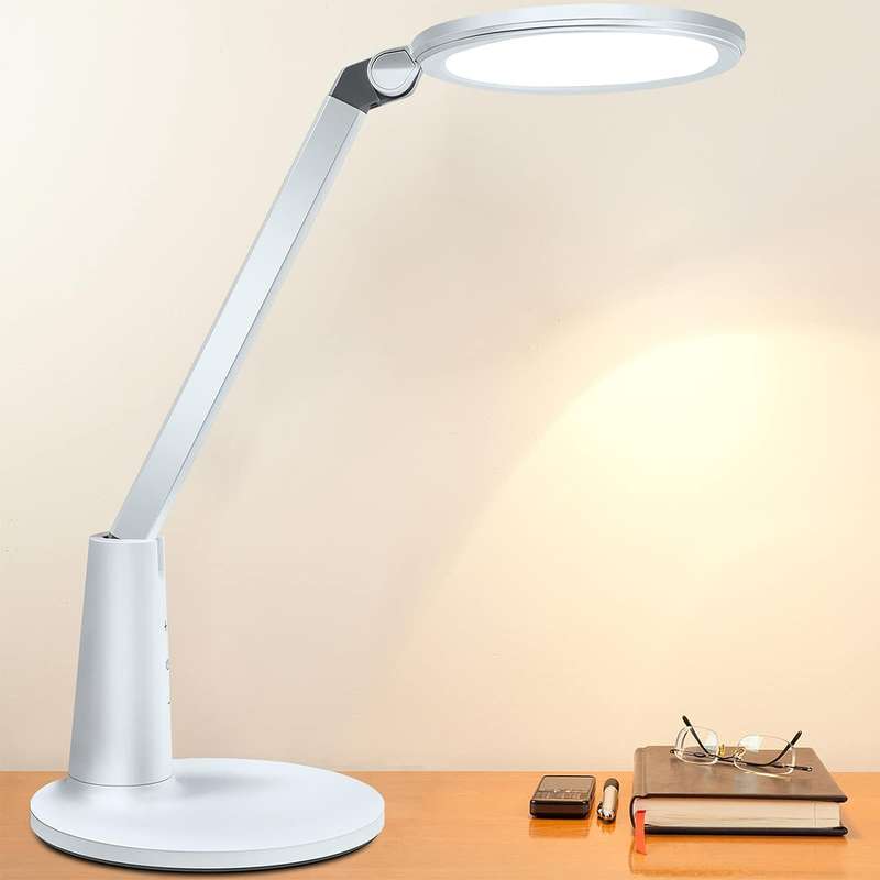 Eye Protection Reading Lamp LED Study Desk Light Rechargeable 5 Brightness Levels