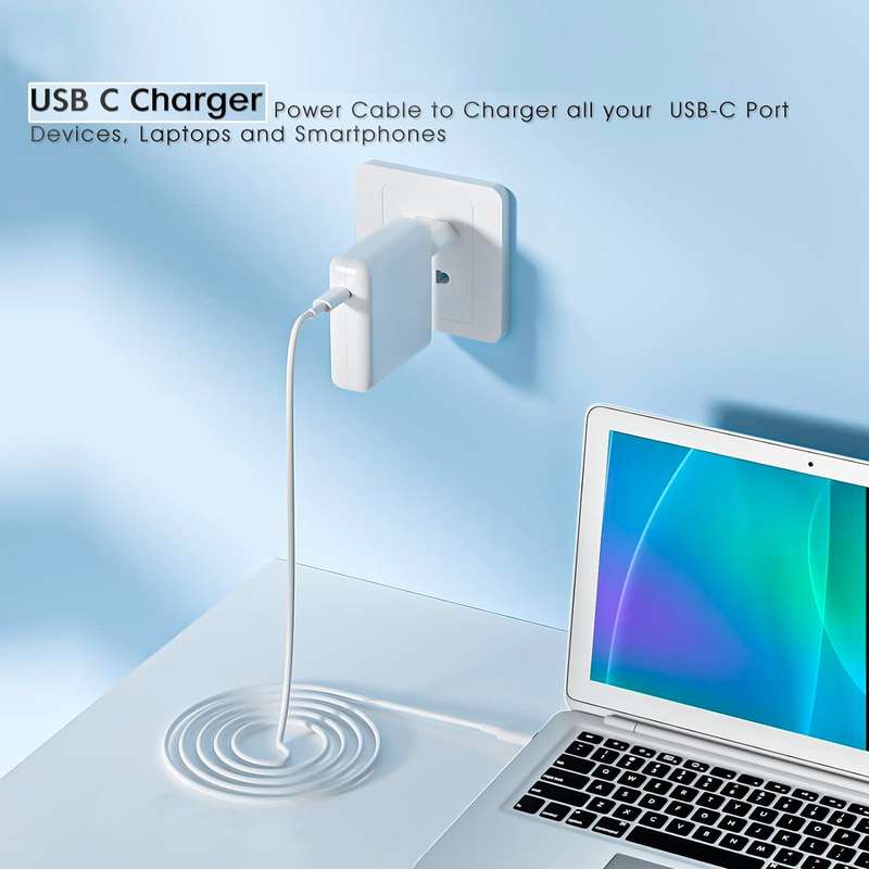 MacBook Charger with Type-C Cable High-Power 87W Fast and Reliable Charging Solution