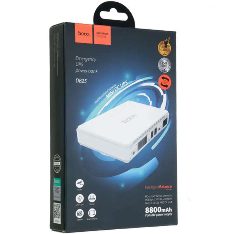 HOCO Mini UPS Backup power supply Lithium battery 88000MAH