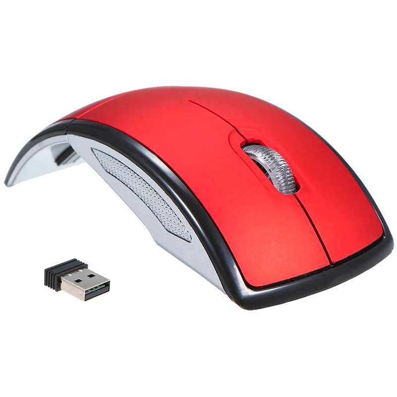 Wireless Mouse 2.4G Foldable Design SW-987 SIBOLAN - Red