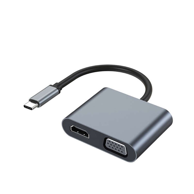 SWEG Gadgets 4-in 1 Hub Type C to PD | 4k HDMI | VGA | USB for MacBook Type-C PC