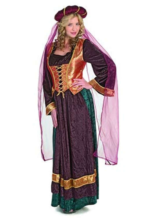Satiny Wrinkled Dark Violet Pink Orange Golden Hues Longsleeve Long Gown Fabric Style