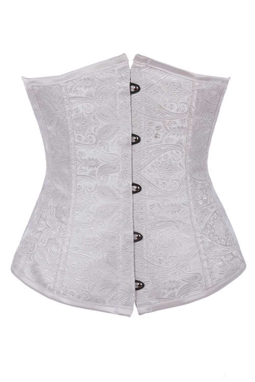 Fashionable White Underbust Corset