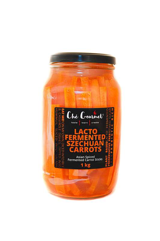 Lacto Fermented Szechuan Carrots - 1KG