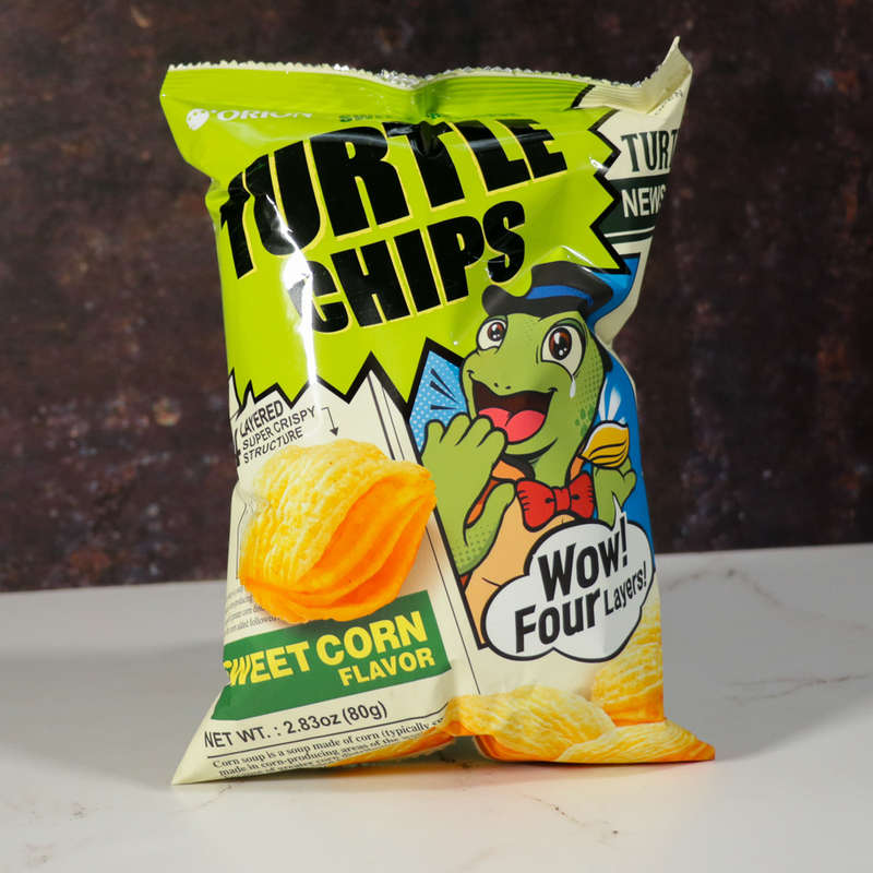 Turtle Chips Sweet Corn Flavour 80g (Orion)
