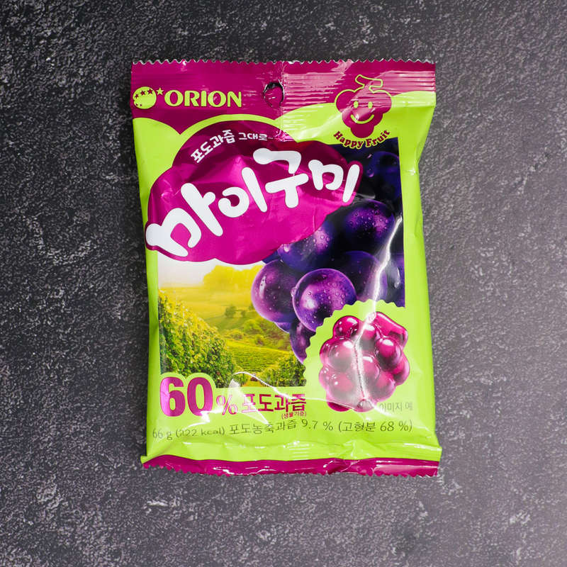 Orion My Gummy Grape Flavour Jelly Gums 66g