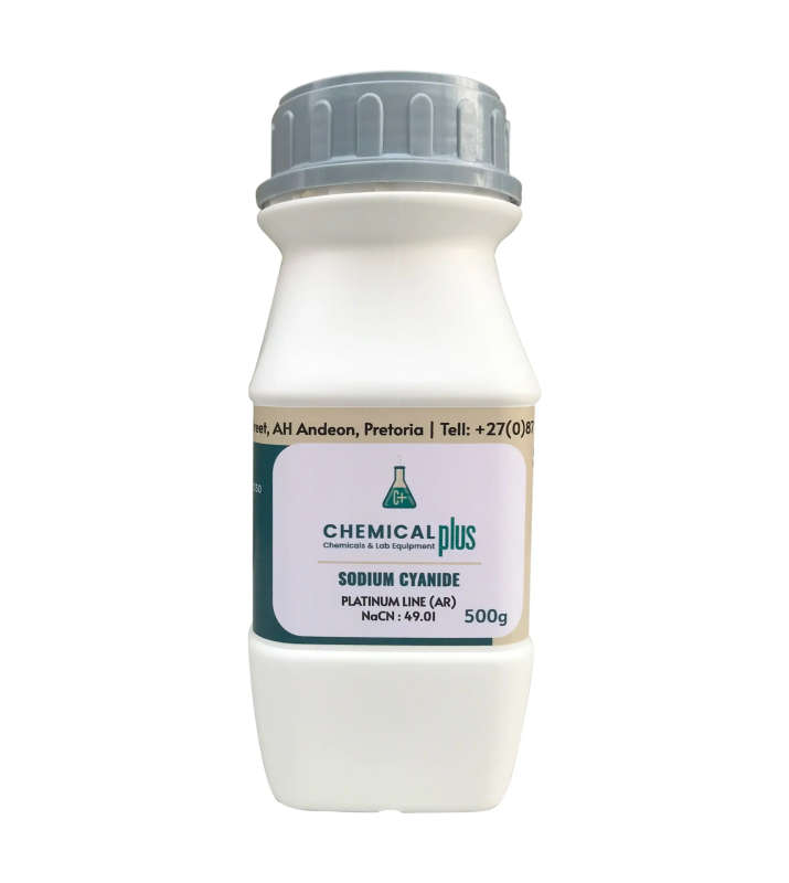 Sodium Cyanide 500g AR, 99% - High Purity for Industrial Applications